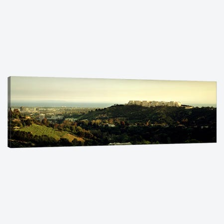High angle view of a citySanta Monica, Los Angeles County, California, USA Canvas Print #PIM7374} by Panoramic Images Canvas Wall Art
