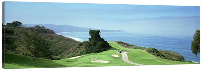 Golf course at the coastTorrey Pines Golf Course, San Diego, California, USA Canvas Art Print - Golf Course Art