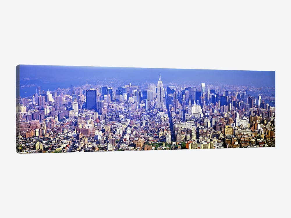 Aerial view of a cityscapeManhattan, New York City, New York State, USA by Panoramic Images 1-piece Canvas Wall Art