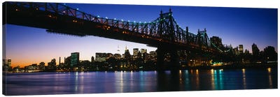 USA, New York City, 59th Street Bridge Canvas Art Print - New York City Skylines