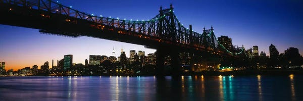 New York City Skylines: USA, New York City, 59th Street Bridge by Panoramic Images