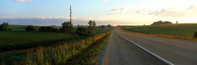 Highway Eastern IA by Panoramic Images canvas print