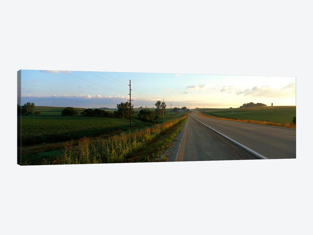 Highway Eastern IA by Panoramic Images 1-piece Canvas Wall Art