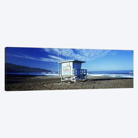 Lifeguard hut on the beach, Torrance Beach, Torrance, Los Angeles County, California, USA Canvas Print #PIM7404} by Panoramic Images Canvas Wall Art