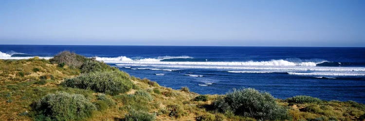 Waves breaking on the beach, Western Australia, Australia