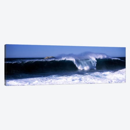 Crashing Waves, Big Sur, California, USA Canvas Print #PIM7413} by Panoramic Images Canvas Artwork