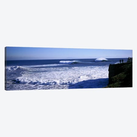 Cresting Ocean Waves, Santa Cruz County, California, USA Canvas Print #PIM7415} by Panoramic Images Canvas Print