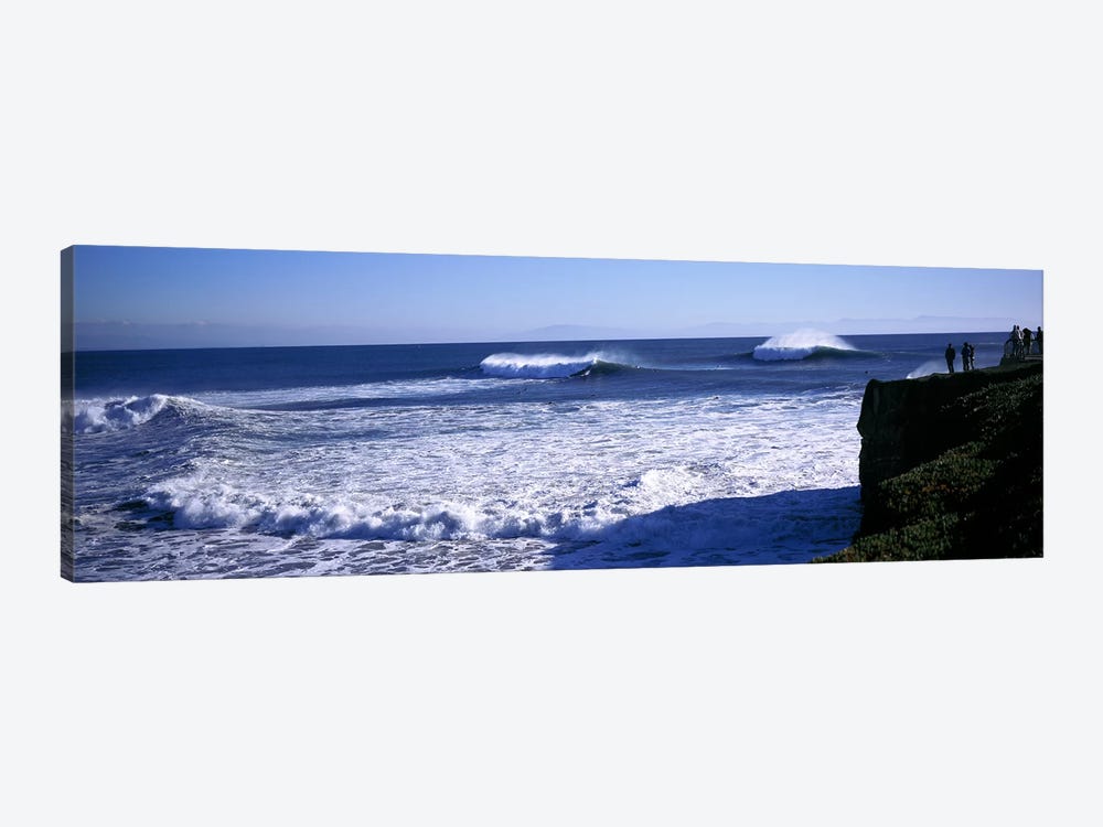 Cresting Ocean Waves, Santa Cruz County, California, USA by Panoramic Images 1-piece Art Print