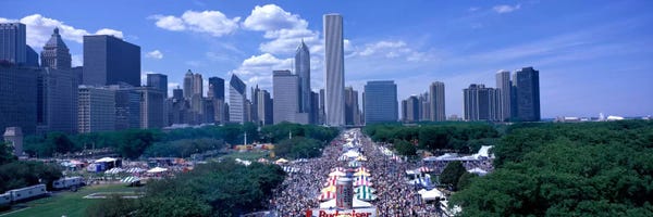 Chicago Skylines: Taste of Chicago Chicago IL by Panoramic Images