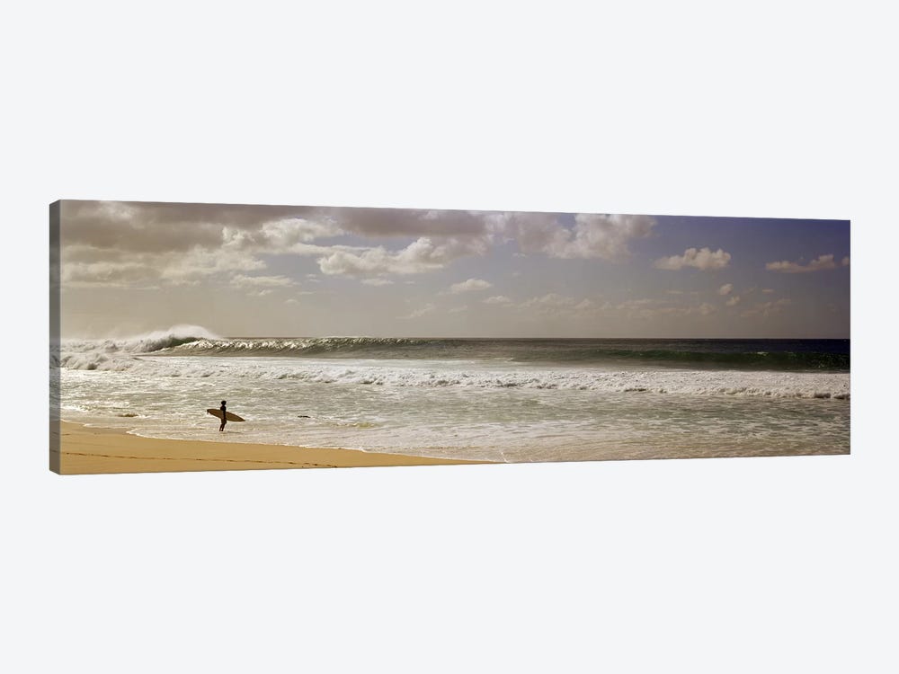 Lone Surfer, North Shore, O'ahu, Hawai'i, USA by Panoramic Images 1-piece Canvas Art