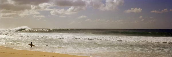 Waves: Lone Surfer, North Shore, O'ahu, Hawai'i, USA by Panoramic Images