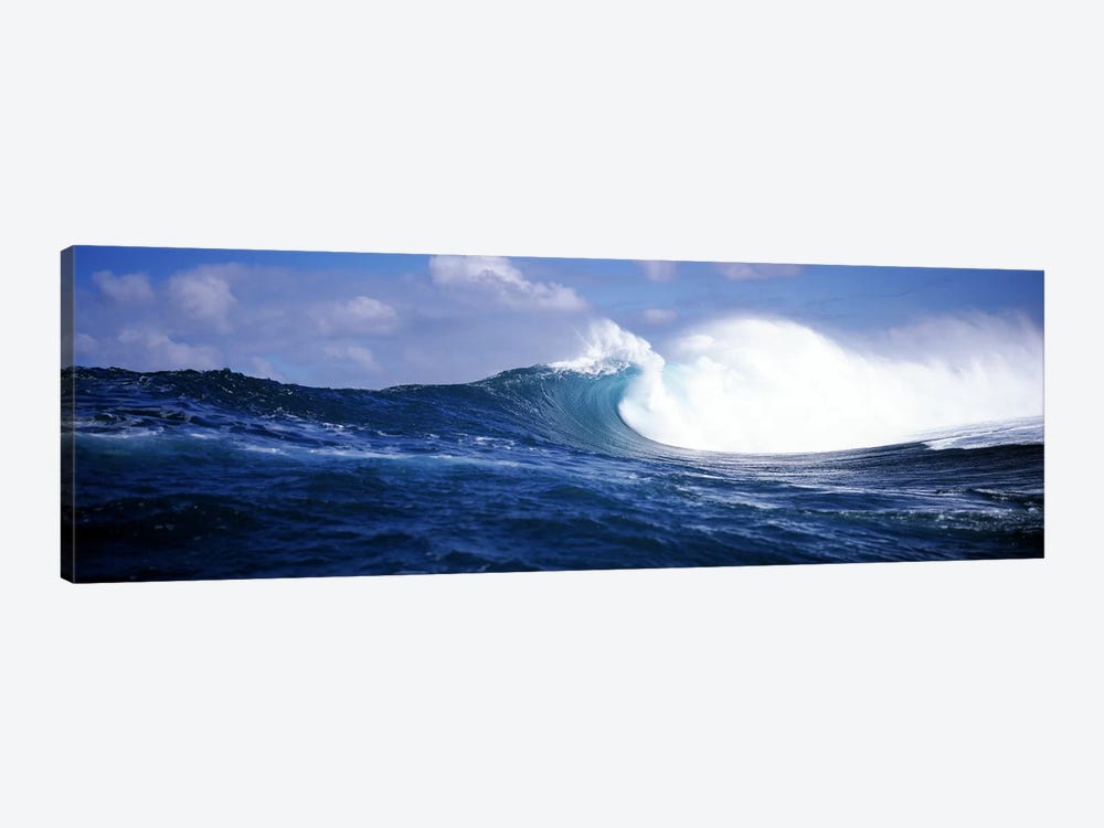 Close-Up Of A Breaking Ocean Wave by Panoramic Images 1-piece Canvas Art