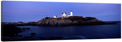 Cape Neddick Light (The Nubble), Nubble Island, York County, Maine, USA Canvas Art Print - Lighthouse Art