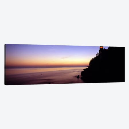 Pastel Seascape Sunset, Bass Harbor, Hancock County, Maine, USA Canvas Print #PIM7441} by Panoramic Images Art Print