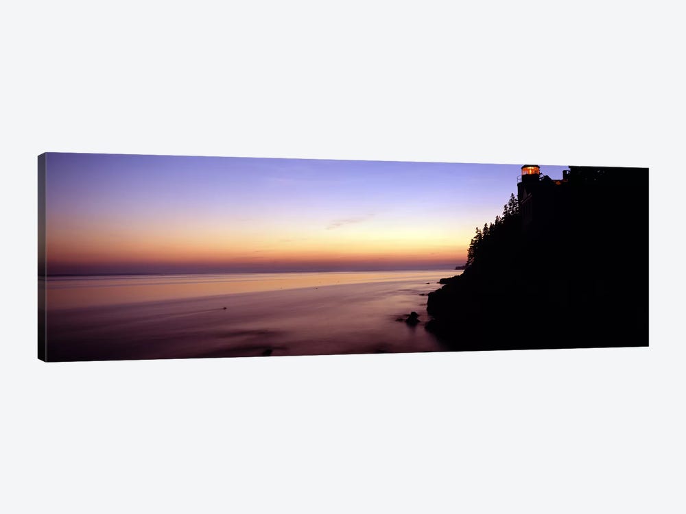 Pastel Seascape Sunset, Bass Harbor, Hancock County, Maine, USA by Panoramic Images 1-piece Canvas Art