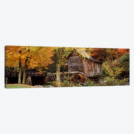 Glade Creek Grist Mill I, Babcock State Park, Fayette County, West Virginia, USA Canvas Print #PIM7447} by Panoramic Images Canvas Wall Art