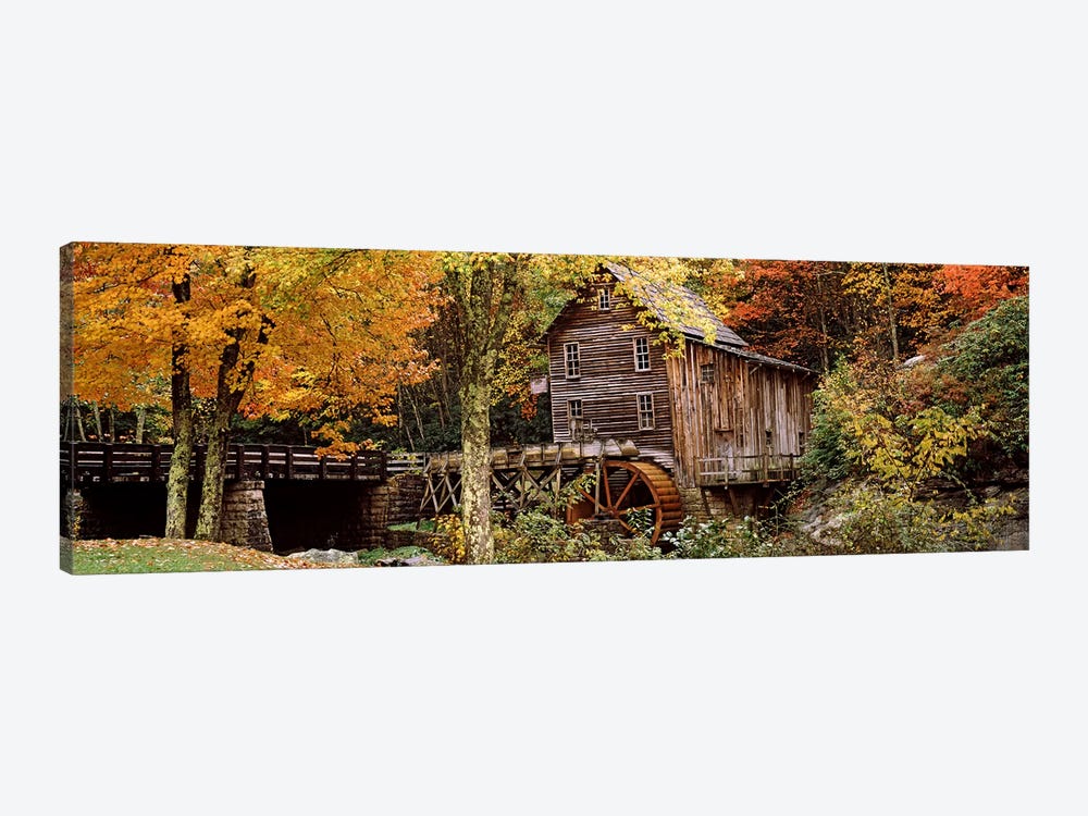 Glade Creek Grist Mill I, Babcock State Park, Fayette County, West Virginia, USA by Panoramic Images 1-piece Canvas Art