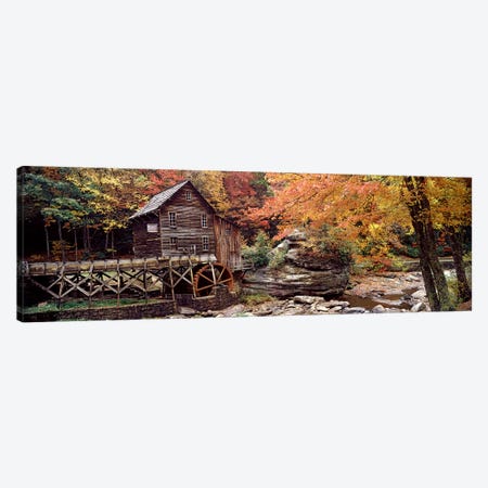 Glade Creek Grist Mill II, Babcock State Park, Fayette County, West Virginia, USA Canvas Print #PIM7448} by Panoramic Images Art Print
