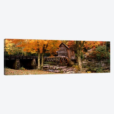 Glade Creek Grist Mill III, Babcock State Park, Fayette County, West Virginia, USA Canvas Print #PIM7449} by Panoramic Images Canvas Print