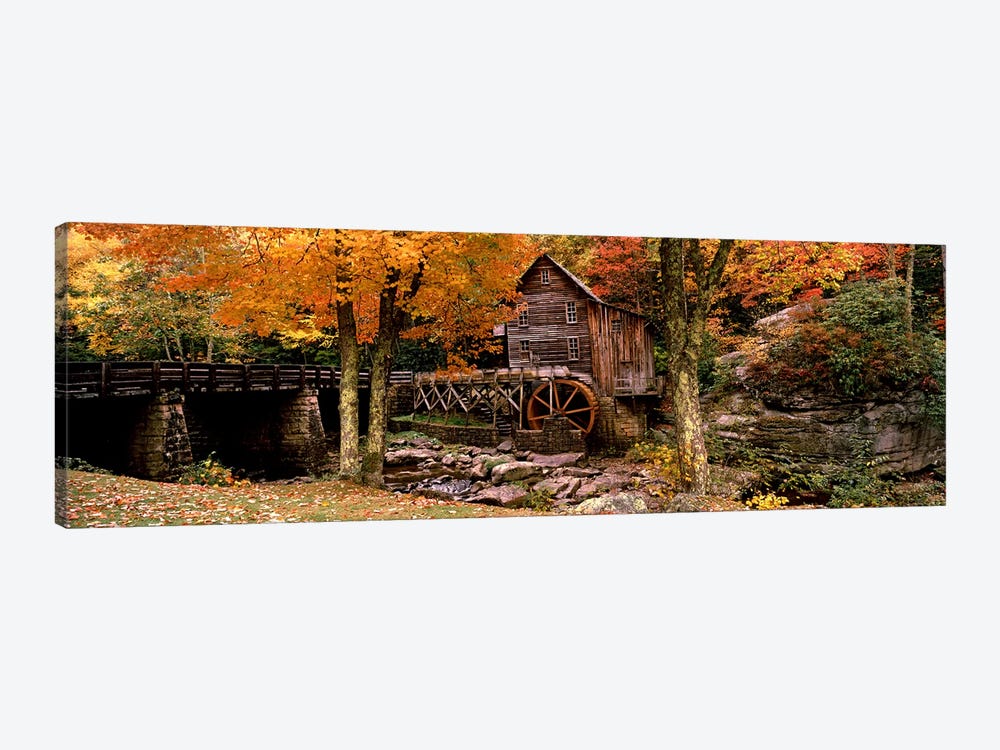Glade Creek Grist Mill III, Babcock State Park, Fayette County, West Virginia, USA by Panoramic Images 1-piece Canvas Art