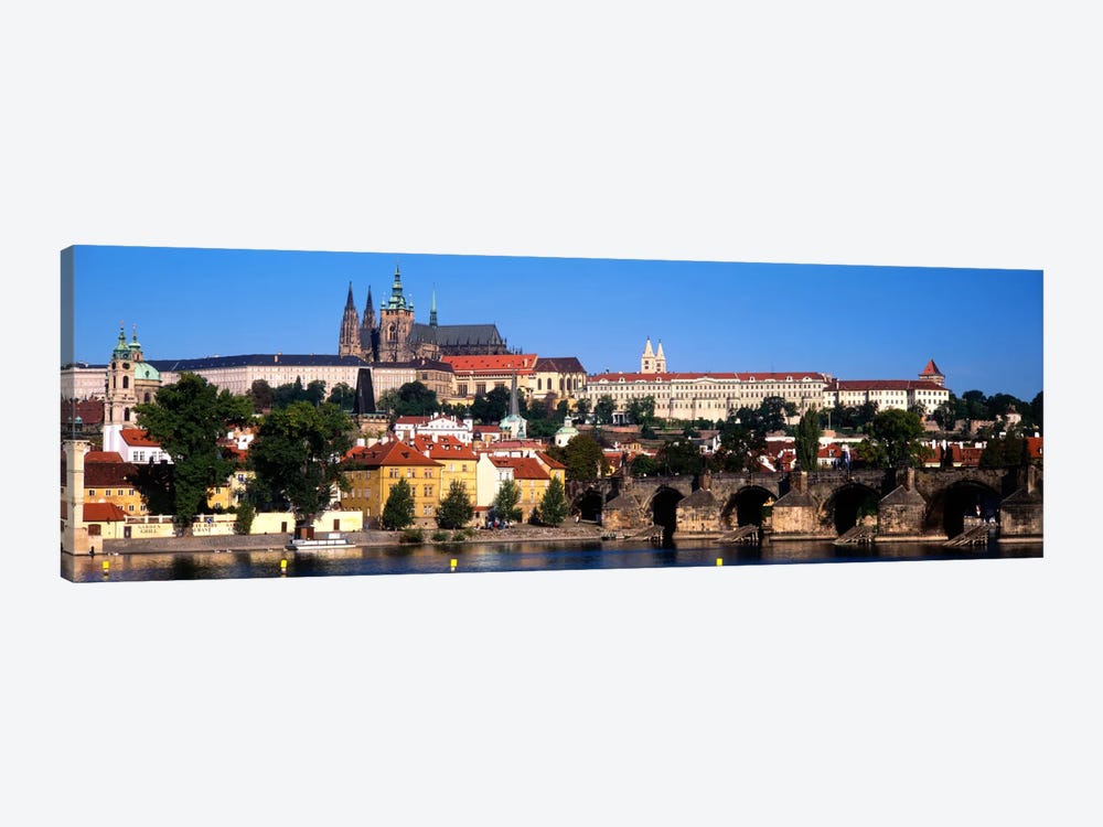 Prague Castle As Seen From The Banks Of The Vltava River, Prague, Czech Republic by Panoramic Images 1-piece Art Print