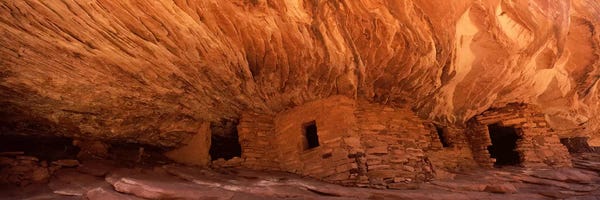 Utah: House On Fire Ruin, Upper Mule Canyon, Comb Ridge, Bears Ears National Monument, Utah, USA by Panoramic Images