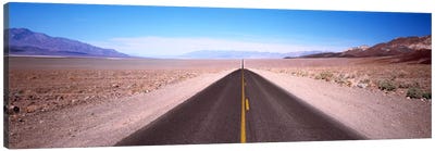 Arid Valley Landscape Along California State Route 190, Death Valley National Park Canvas Art Print - Death Valley National Park
