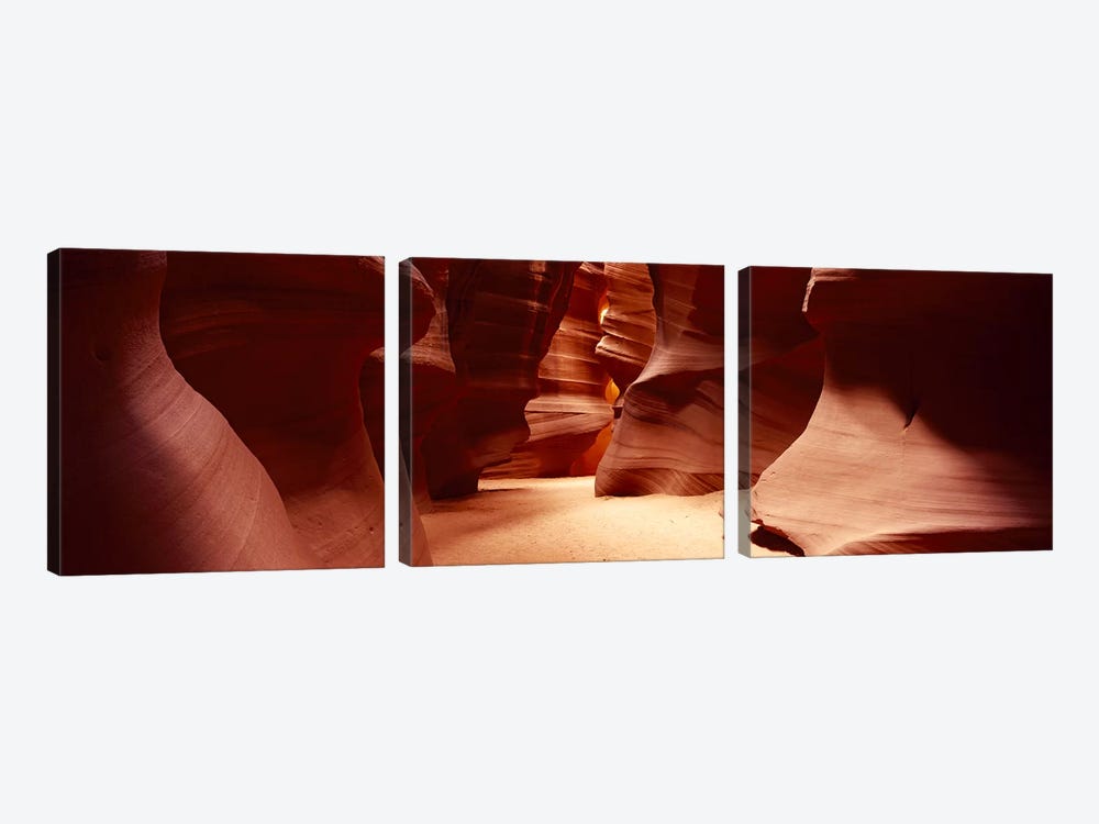 Upper Antelope Canyon (The Crack), Navajo Nation, Arizona, USA by Panoramic Images 3-piece Canvas Print