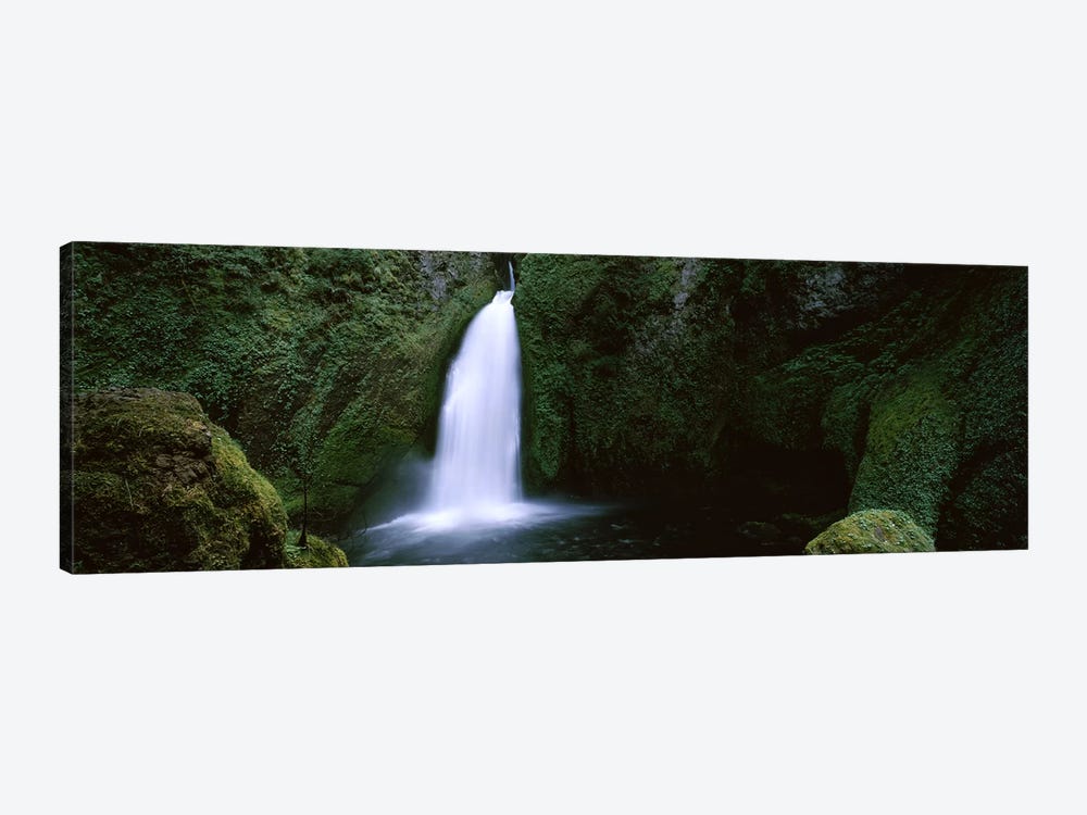 Waterfall in a forest, Columbia River Gorge, Oregon, USA #2 by Panoramic Images 1-piece Canvas Print
