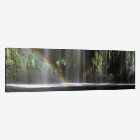 A Waterfall's Rainbow, Mossrbrae Falls, Dunsmuir, Siskiyou County, California, USA Canvas Print #PIM7546} by Panoramic Images Canvas Print
