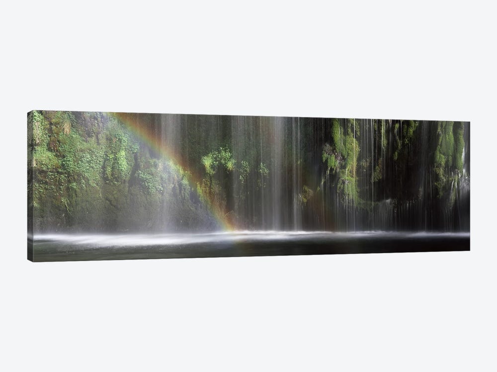 A Waterfall's Rainbow, Mossrbrae Falls, Dunsmuir, Siskiyou County, California, USA by Panoramic Images 1-piece Canvas Art