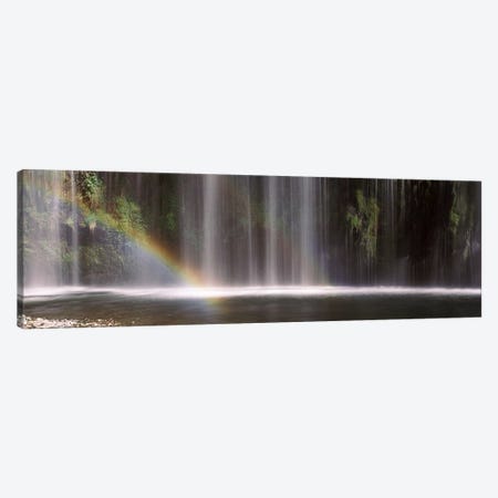 A Waterfall's Fading Rainbow, Mossrbrae Falls, Dunsmuir, Siskiyou County, California, USA Canvas Print #PIM7548} by Panoramic Images Canvas Wall Art