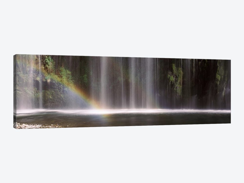 A Waterfall's Fading Rainbow, Mossrbrae Falls, Dunsmuir, Siskiyou County, California, USA by Panoramic Images 1-piece Canvas Wall Art