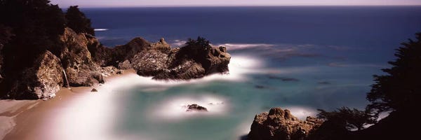Monterey: High-Angle View Of McWay Cove & McWay Falls, Julia Pfeiffer Burns State Park, Monterey County, California, USA by Panoramic Images