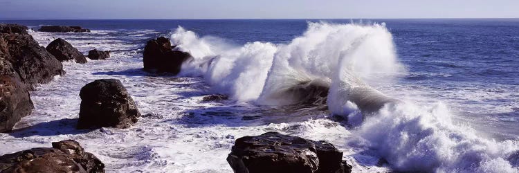 Crashing Waves, Santa Cruz County, California, USA by Panoramic Images wall art