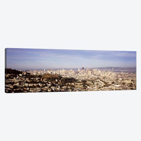 High angle view of a city, San Francisco, California, USA #2 Canvas Print #PIM7592} by Panoramic Images Art Print
