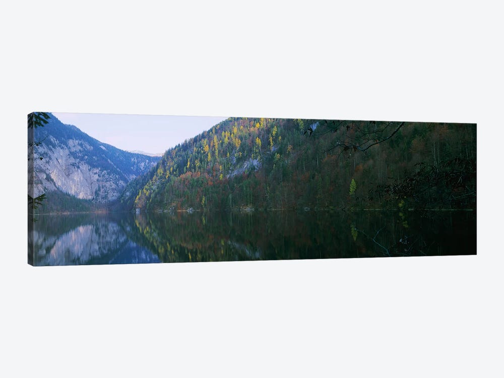 Lake in front of mountainsLake Toplitz, Salzkammergut, Austria by Panoramic Images 1-piece Canvas Artwork