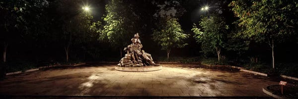 The Seventies: Sculpture in a memorial, Vietnam Women's Memorial, Washington DC, USA by Panoramic Images