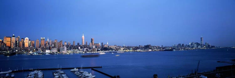 City viewed from Hamilton Park, New York City, New York State, USA