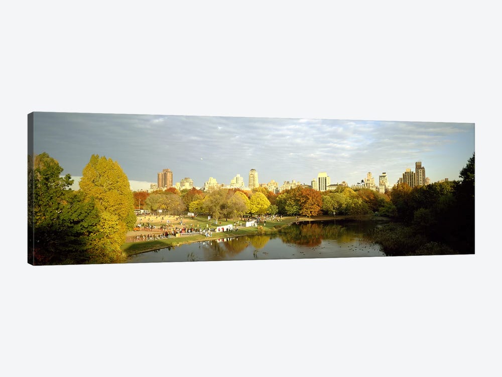 Park with buildings in the background, Central Park, Manhattan, New York City, New York State, USA by Panoramic Images 1-piece Art Print