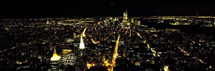 Aerial view of a city, New York City, New York State, USA #2 by Panoramic Images wall art