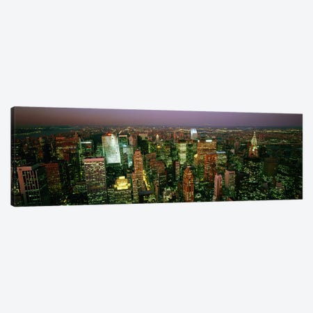 Aerial view of a city, New York City, New York State, USA #3 Canvas Print #PIM7710} by Panoramic Images Art Print