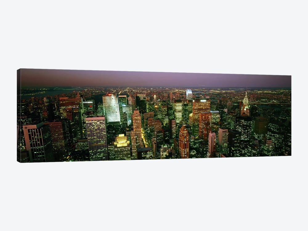 Aerial view of a city, New York City, New York State, USA #3 by Panoramic Images 1-piece Canvas Artwork