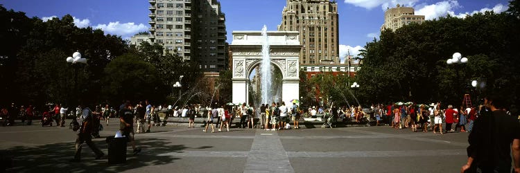 Tourists at a park, Washington Square Arch, Washington Square Park, Manhattan, New York City, New York State, USA #2