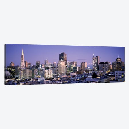 High angle view of a city, San Francisco, California, USA #3 Canvas Print #PIM7720} by Panoramic Images Canvas Artwork