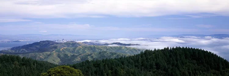 View of San Francisco from Mt Tamalpais, Marin County, California, USA