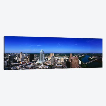 Aerial view of a city, Austin, Travis county, Texas, USA Canvas Print #PIM7746} by Panoramic Images Canvas Print