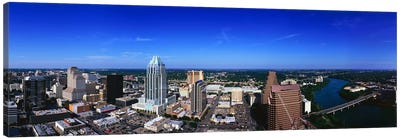 Aerial view of a city, Austin, Travis county, Texas, USA Canvas Art Print - Austin Skylines