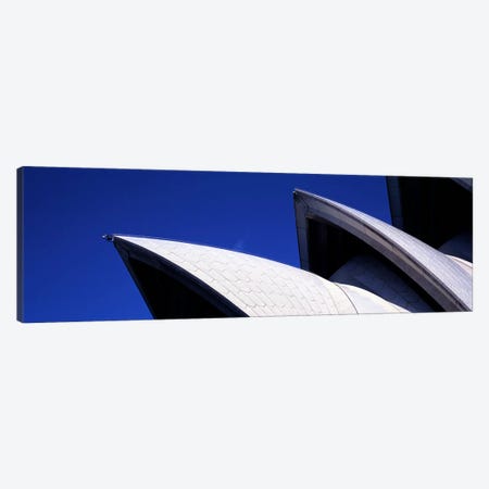 Low angle view of opera house sails, Sydney Opera House, Sydney Harbor, Sydney, New South Wales, Australia Canvas Print #PIM7749} by Panoramic Images Canvas Artwork