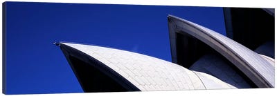 Low angle view of opera house sails, Sydney Opera House, Sydney Harbor, Sydney, New South Wales, Australia Canvas Art Print - New South Wales Art